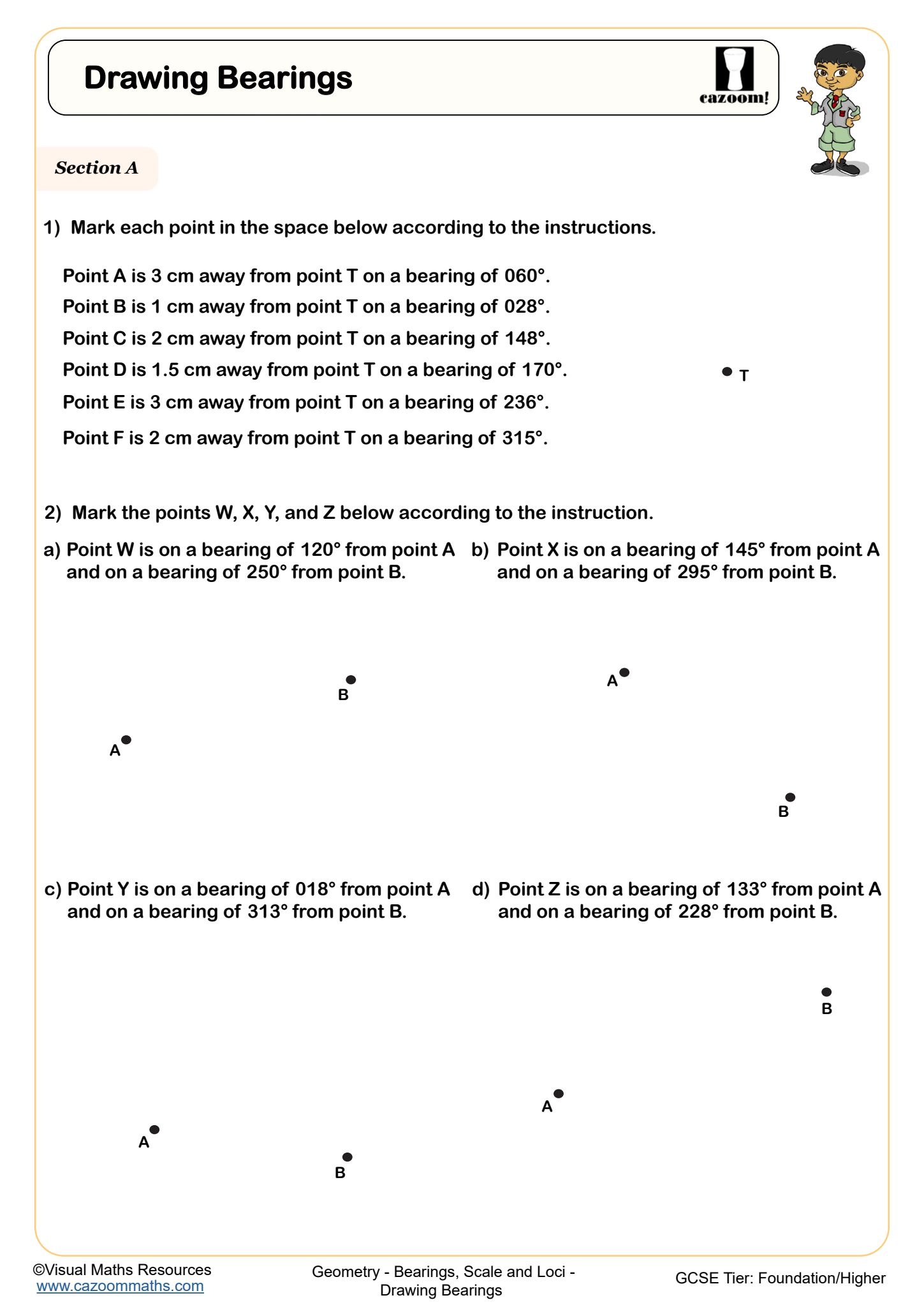 Preview of Drawing Bearings