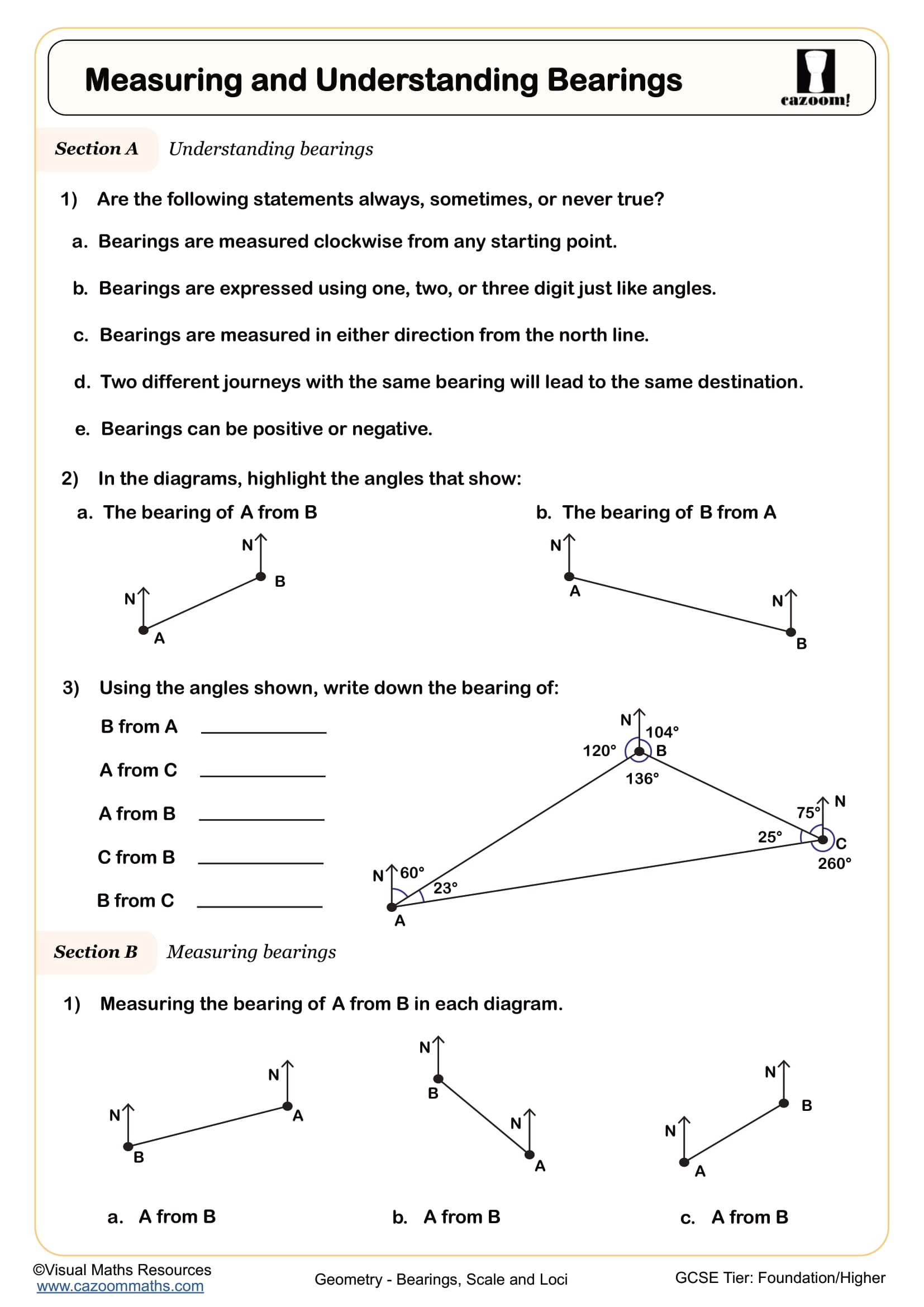 Preview of Measuring and Understanding Bearings